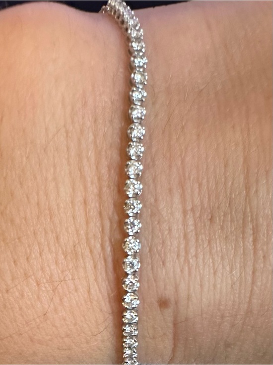 Ring Concierge Jewelry - Ring Concierge Silver Half Tennis Bracelet NATURAL Diamonds